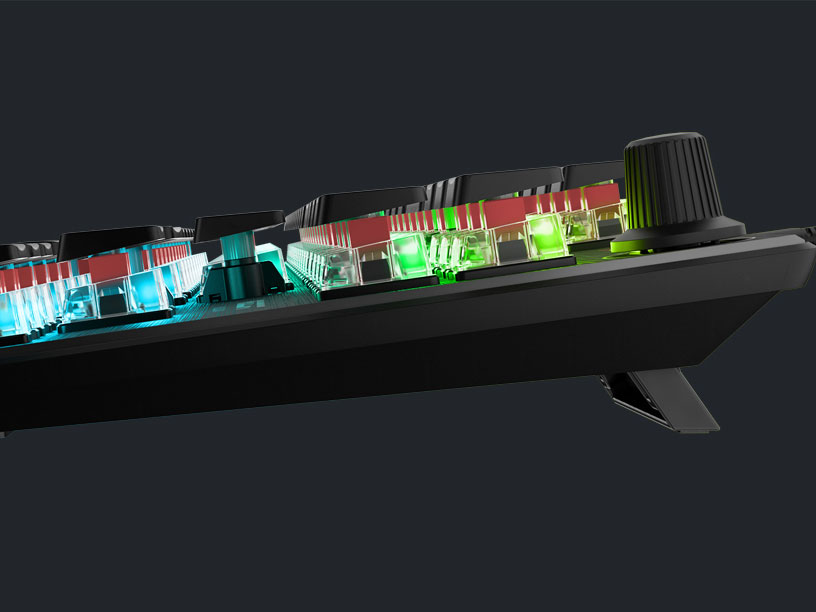 Bàn phím cơ Roccat Vulcan TKL Pro (Linear red switch, US Layout) Black