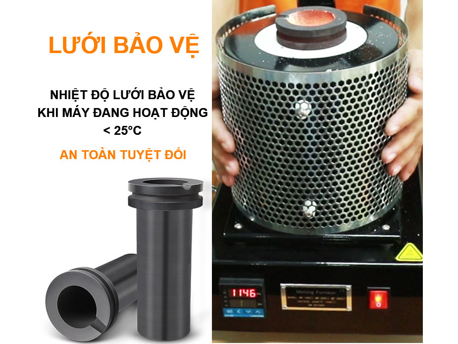 Lò nấu vàng kỹ thuật số MaxPower MF02