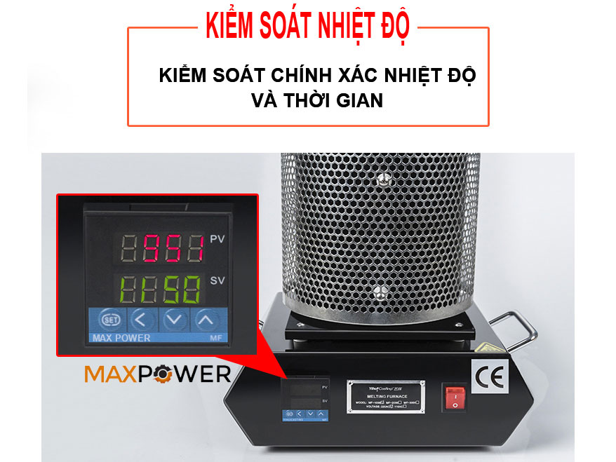 Lò nấu vàng kỹ thuật số MaxPower MF05