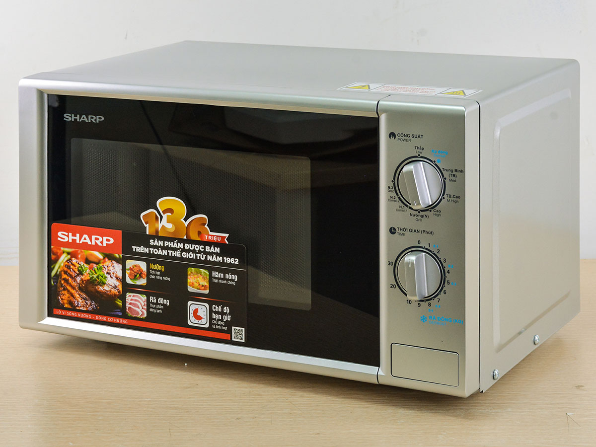 Lò vi sóng có nướng Sharp R-G228VN-SL 20 lít