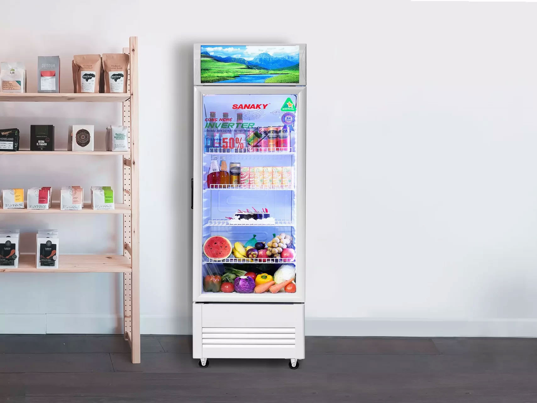 Tủ mát Sanaky Inverter 300 lít VH-3089K3