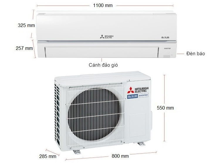 Máy lạnh Mitsubishi Electric Inverter 2.0HP MSY-GR50VF