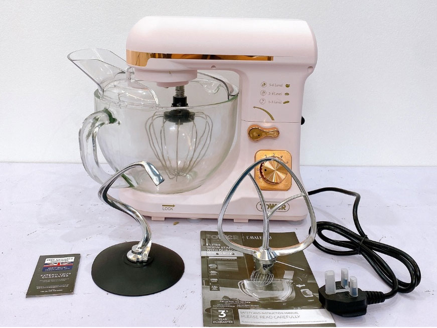 Máy trộn bột Tower 5 lít 1.000W - Cối thủy tinh cao cấp