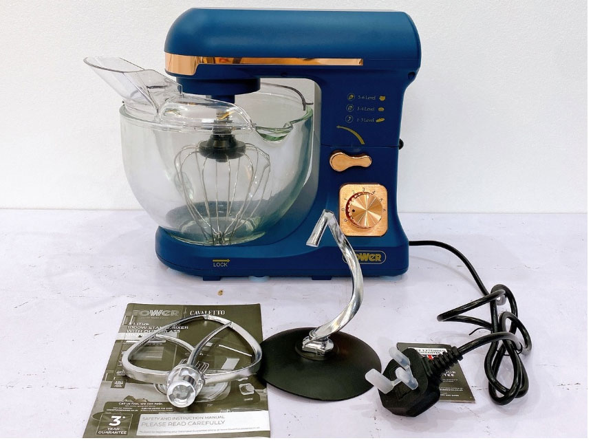 Máy trộn bột Tower 5 lít 1.000W - Cối thủy tinh cao cấp