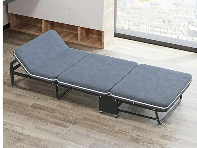 Giường gấp ba khúc vải nhung Nikita NKT-N635