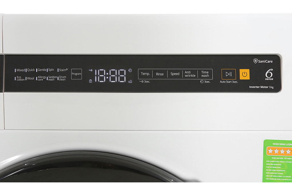 Máy giặt Whirlpool Inverter 9kg FWEB9002FW