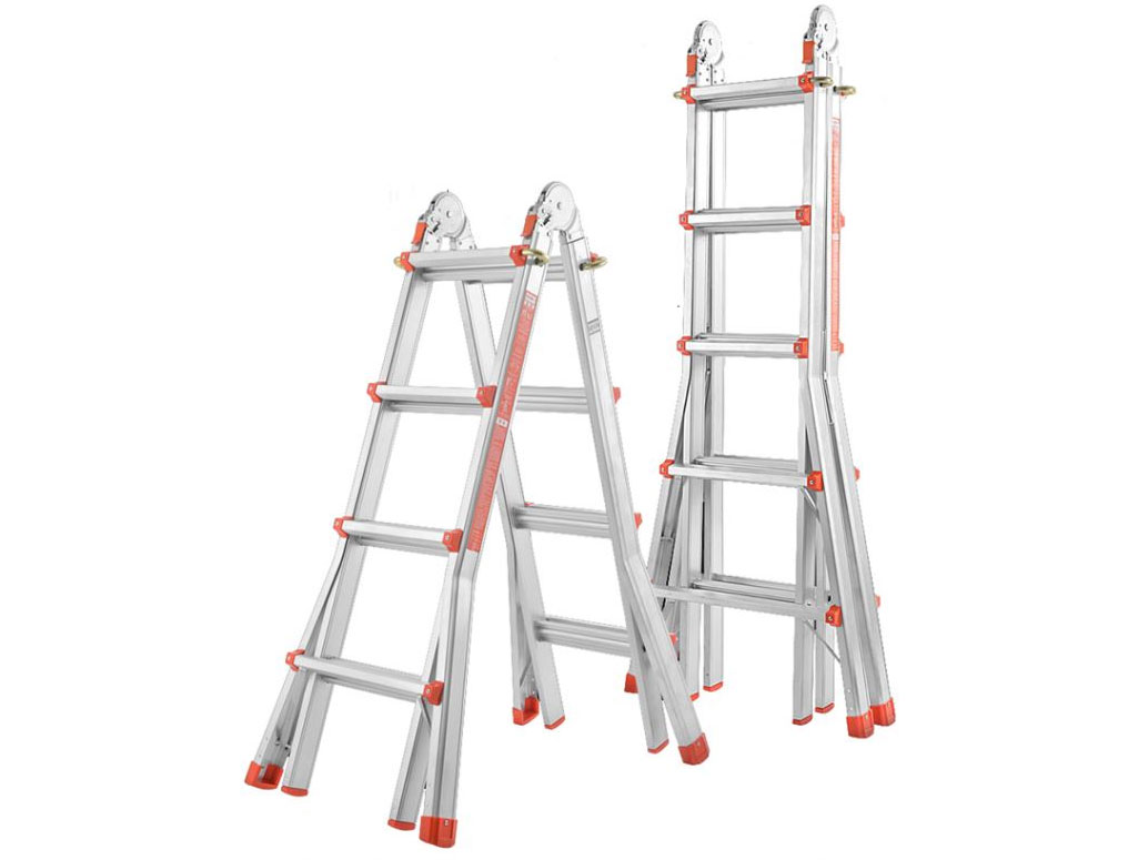 Thang nhôm chữ A gấp trượt đa năng Nikita AD03