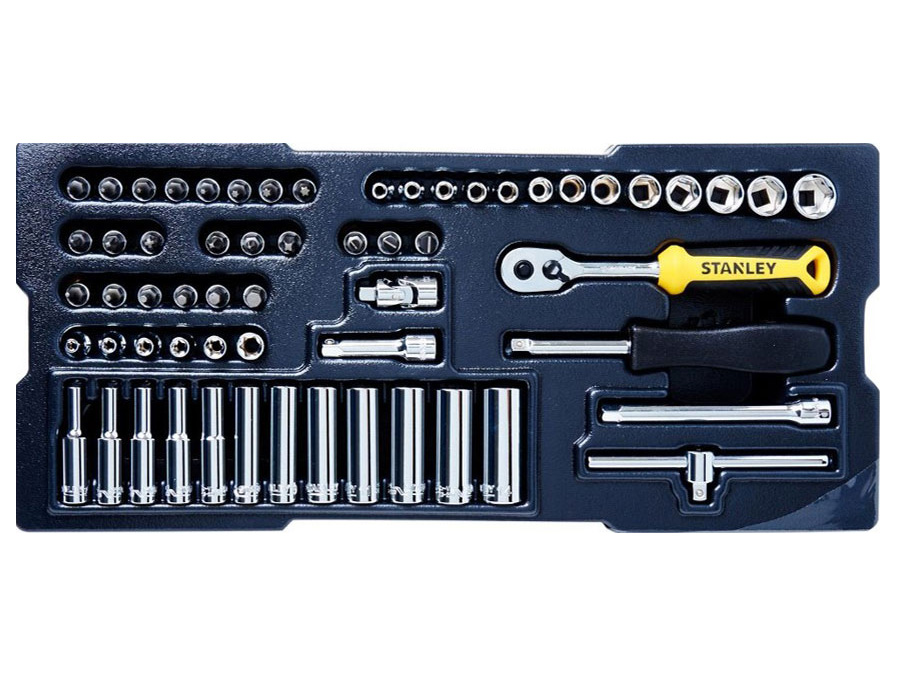 Bộ khẩu 60 chi tiết Stanley STMT74175-8C - 1/4 inch