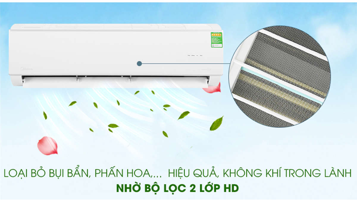 Điều hòa 1 chiều 24.000BTU Midea MSAG-24CRN8