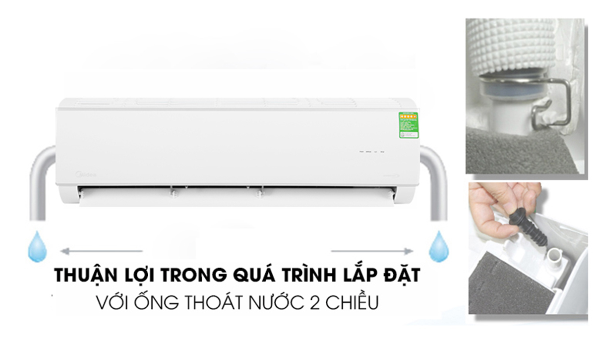 Điều hòa 1 chiều 24.000BTU Midea MSAG-24CRN8