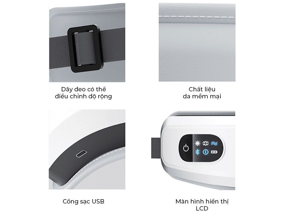 Máy massage mắt không dây Vispo VP-M21