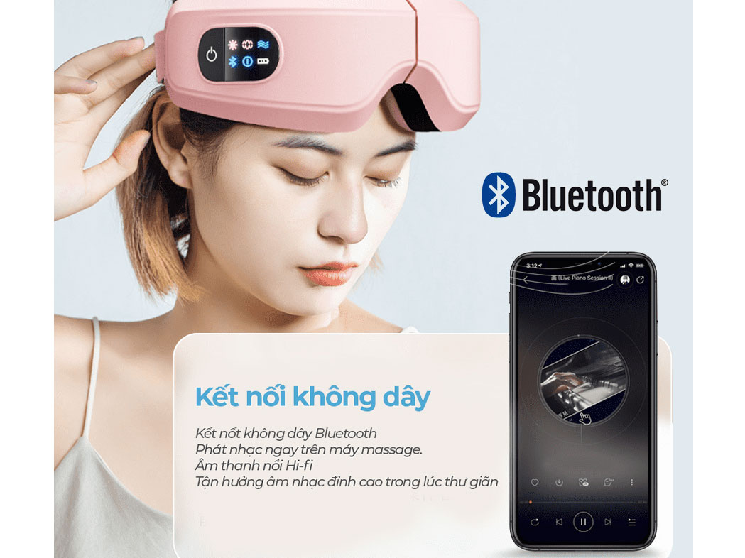 Máy massage mắt không dây Vispo VP-M21