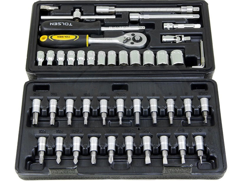 Bộ tuýp 1/4 inch Tolsen 15138 (46 món)