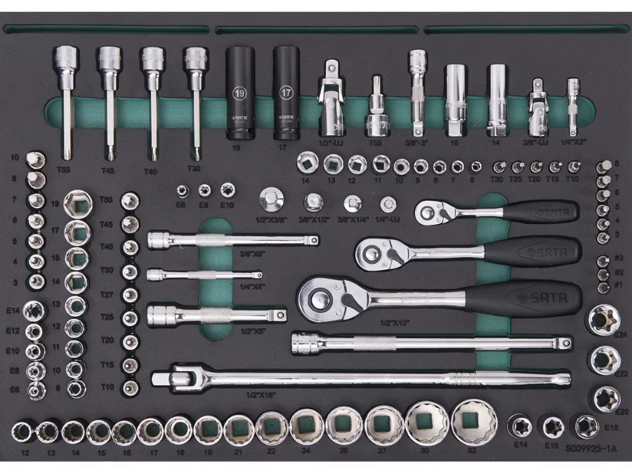 Tủ đồ nghề 210 chi tiết Sata 09925