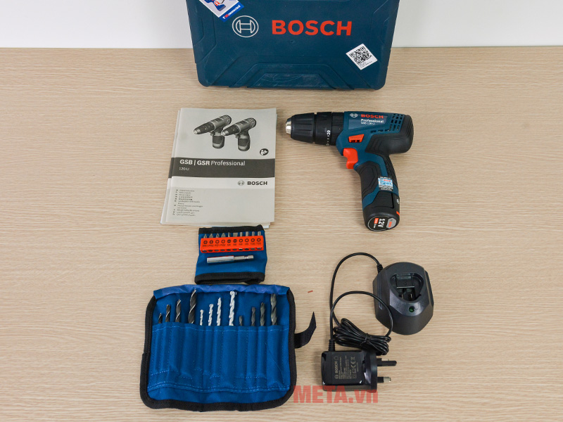 Máy khoan pin Bosch GSB 120-LI (06019G81L1/06019G81K5, 1 pin, 1 sạc)