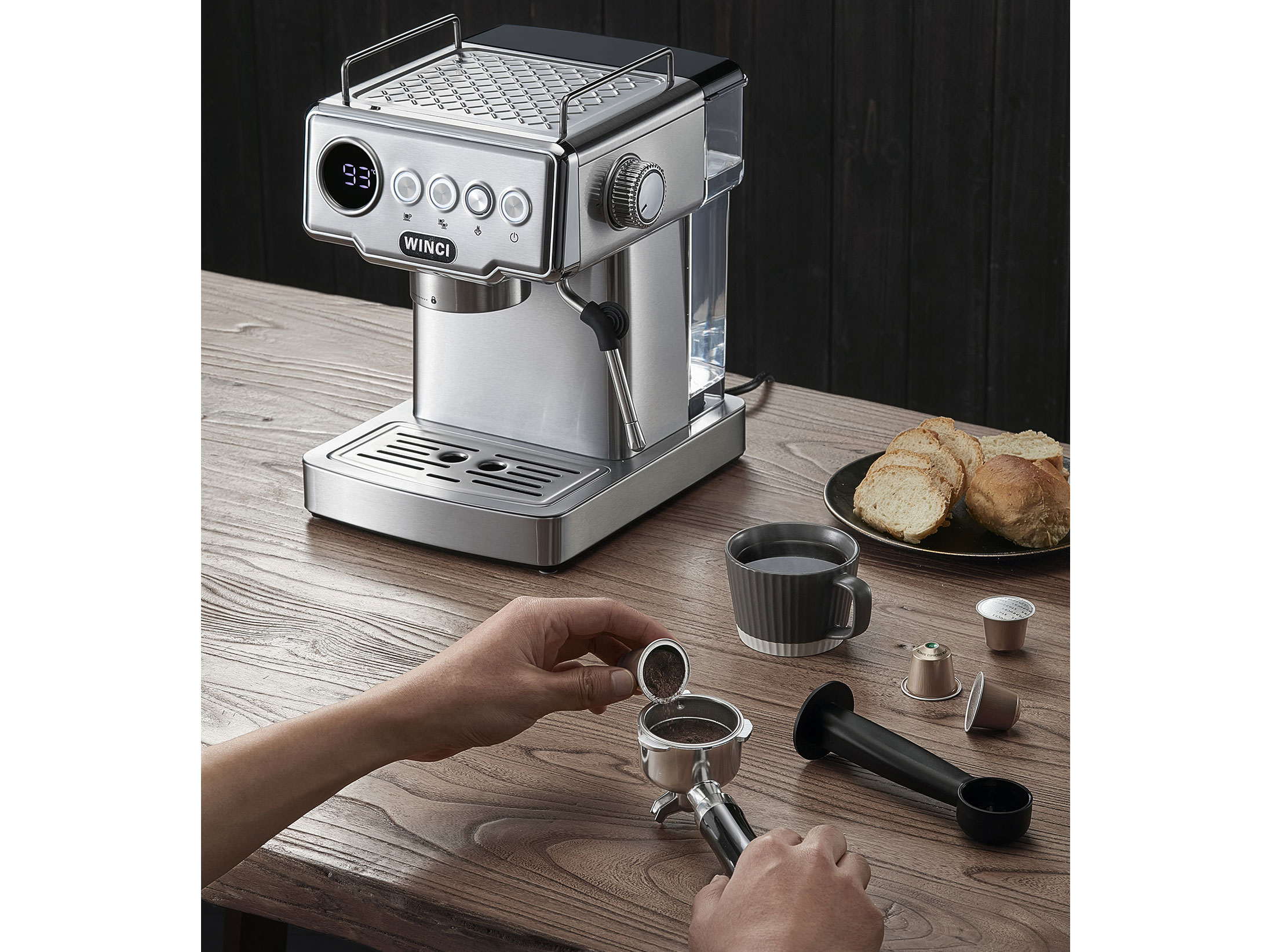 Máy pha cà phê Espresso Winci EM3212