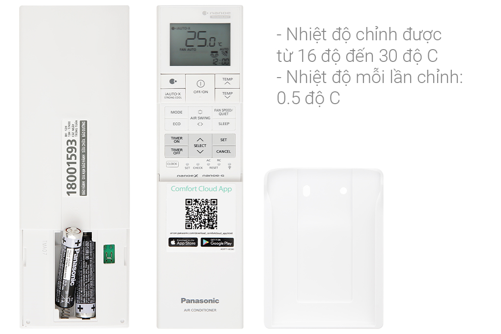 Điều hòa 1 chiều Panasonic inverter 18.000 BTU CU/CS-XU18ZKH-8