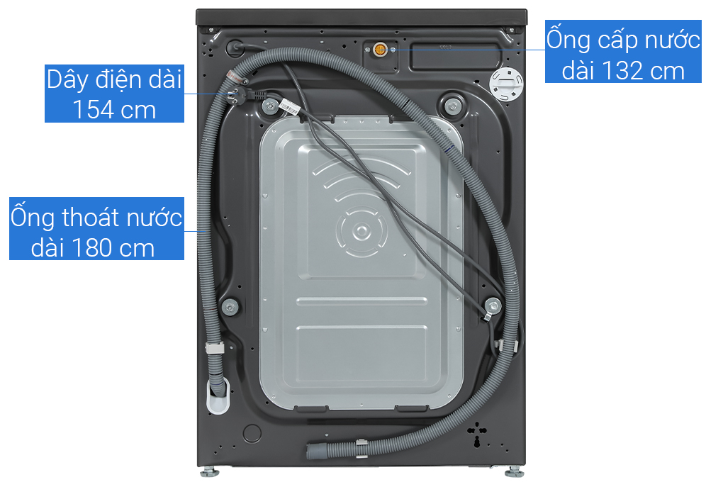 Máy giặt lồng ngang thông minh AI LG inverter 14kg FV1414S3BA