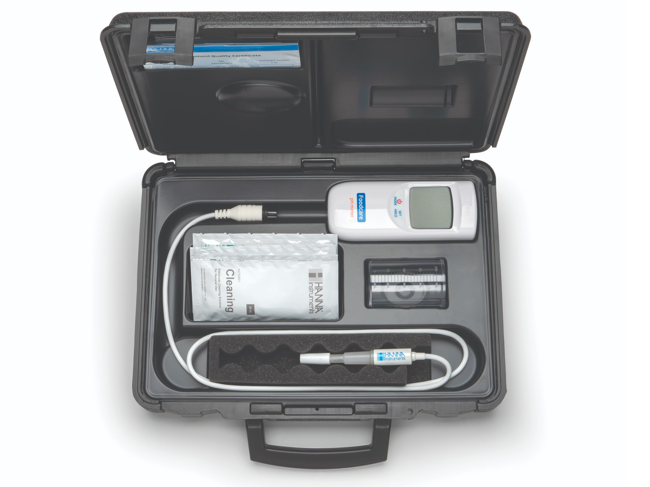 Máy đo pH, nhiệt độ trong sữa chua Hanna HI99164