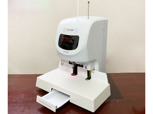 Máy khoan chứng từ ống nhựa tự động Akio HM CD-900