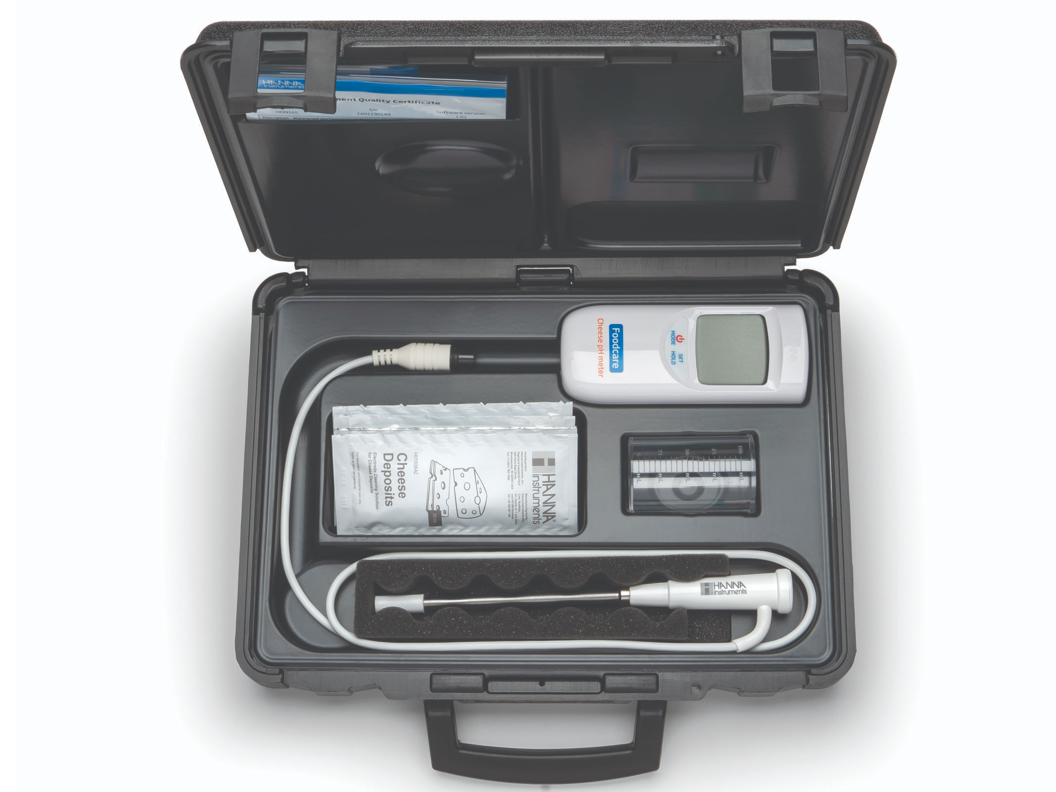 Máy đo pH, nhiệt độ trong pho mát Hanna HI99165