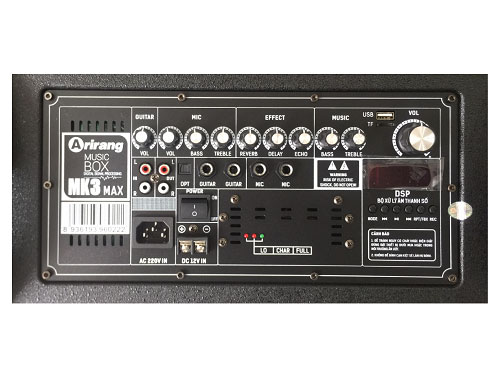 Loa karaoke di động Arirang MK3 Max (kèm 2 micro)