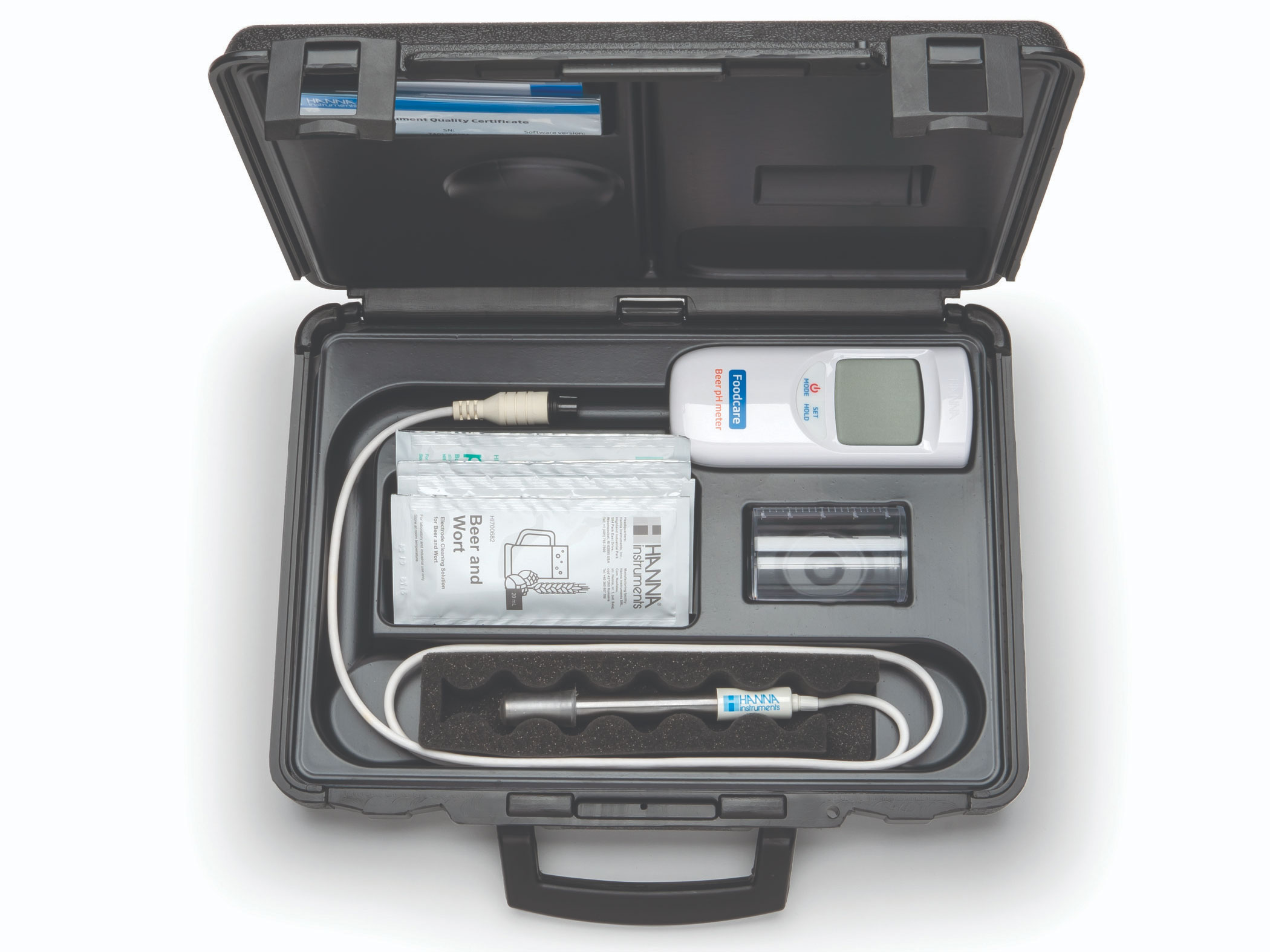 Máy đo pH, nhiệt độ chuyên trong bia Hanna HI99151