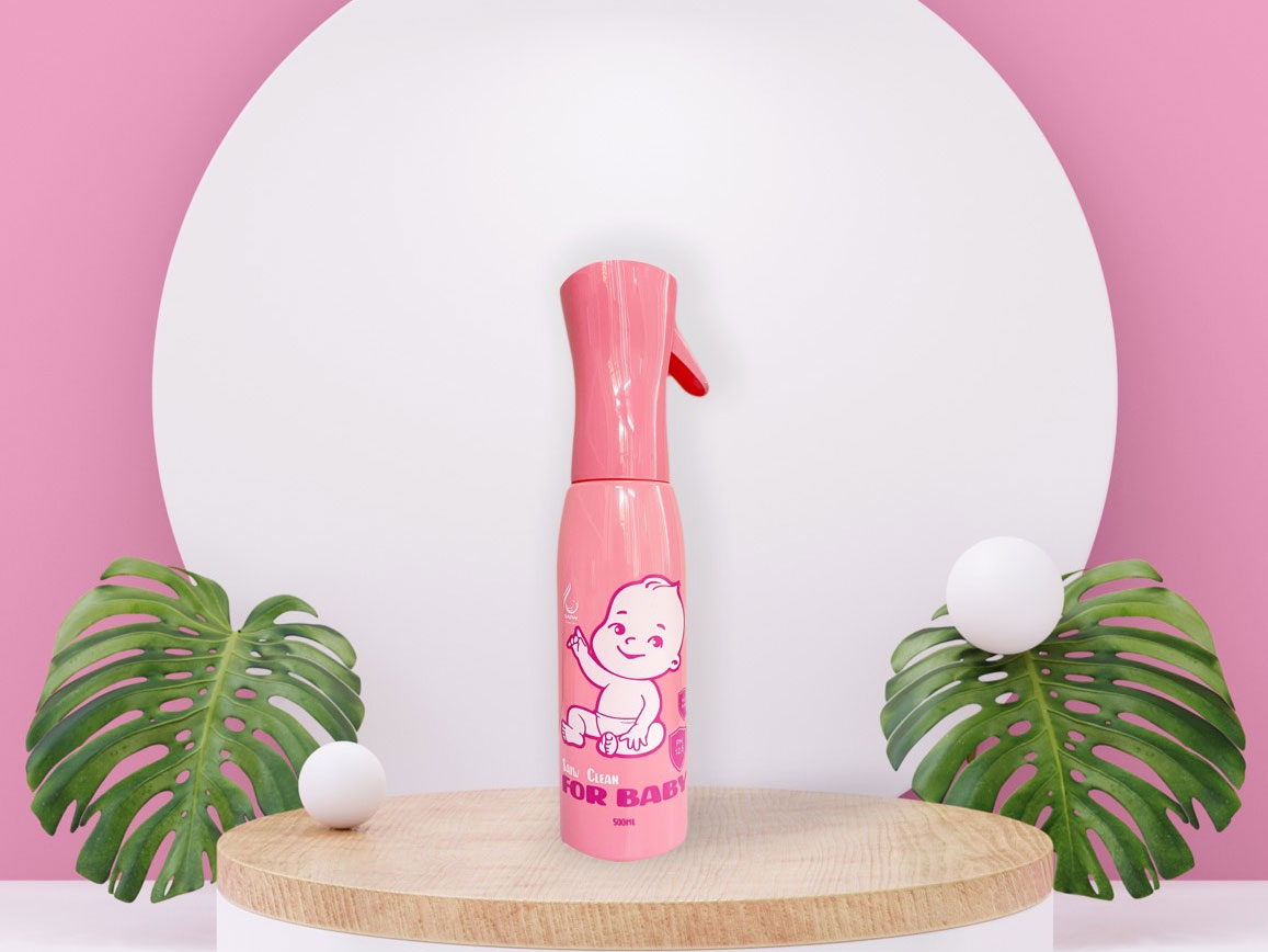 Xịt khử khuẩn, khử mùi đồ dùng cho bé Saiw For Baby (500ml)