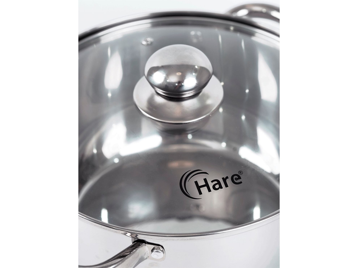 Bộ nồi inox Hare HR-S301 (16cm, 20cm, 24cm)