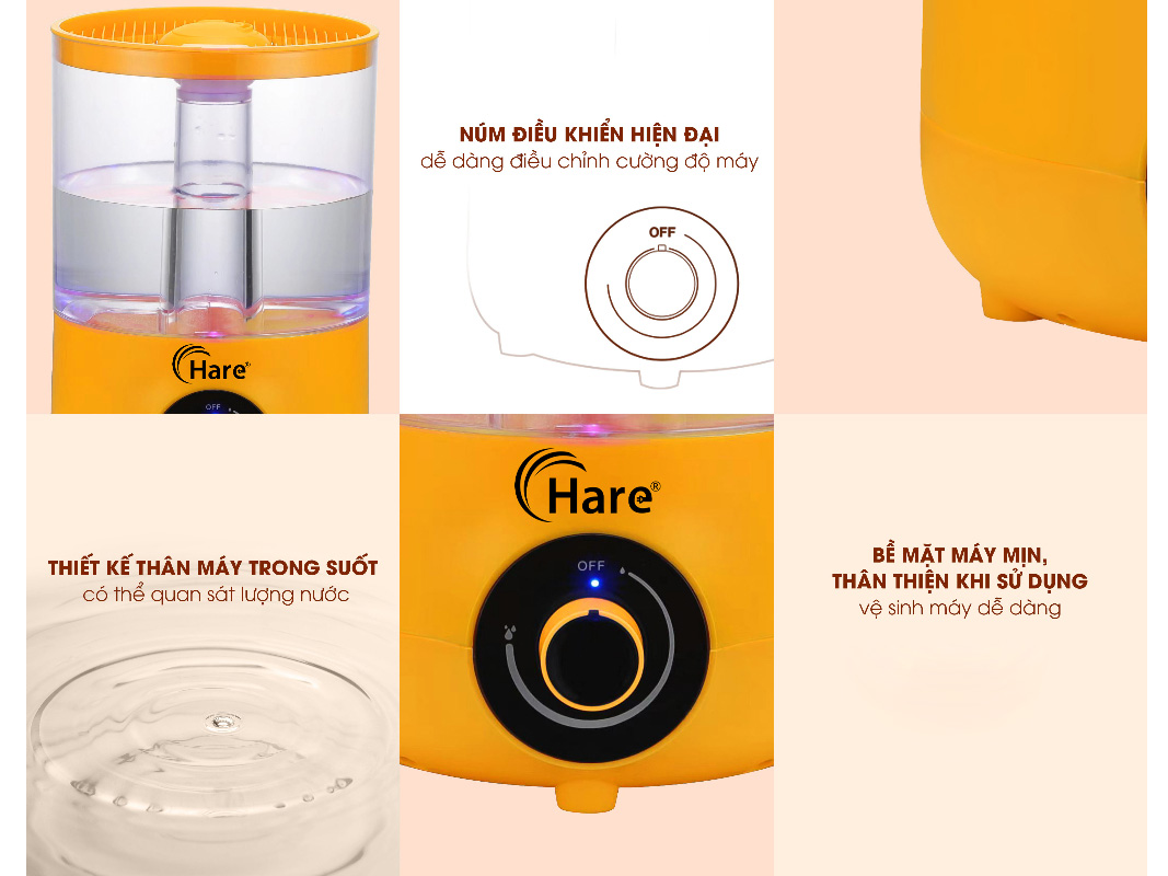 Máy tạo ẩm Hare HR-TA635 (3.5 lít)