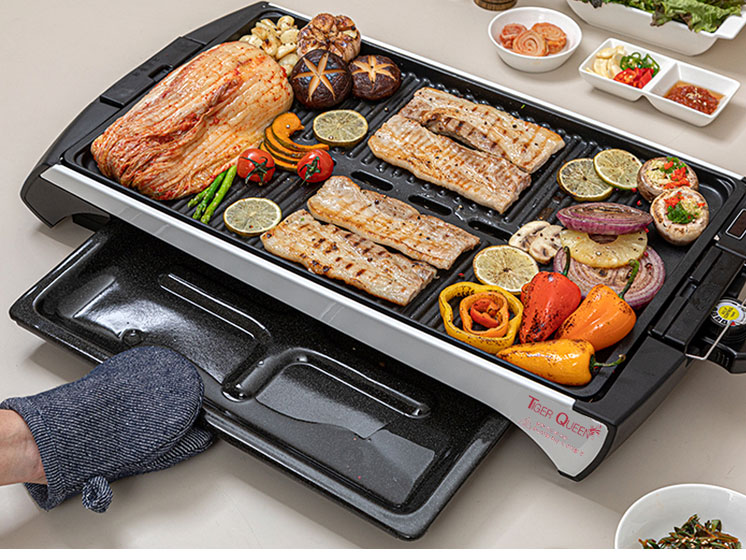 Vỉ nướng điện Tiger Queen KEC-0202G