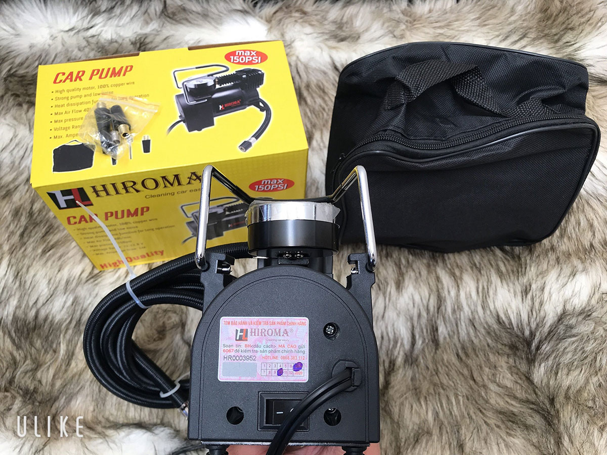 Máy bơm lốp bánh xe ô tô Hiroma DHL-0312