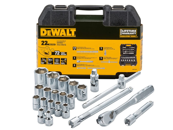 Bộ tuýp 22 chi tiết Dewalt DWMT19241-1