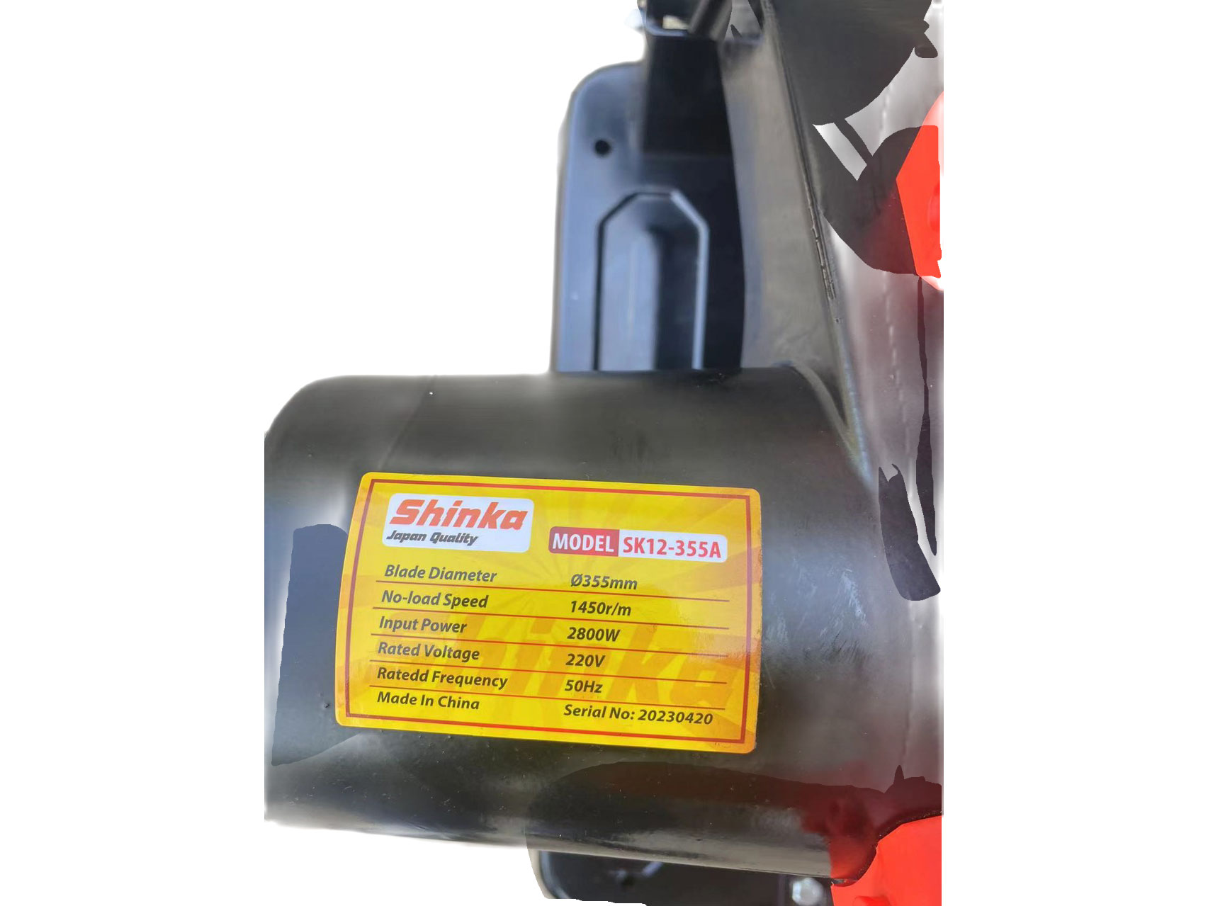 Máy cắt sắt để bàn lưỡi hợp kim Shinka SK12-355A