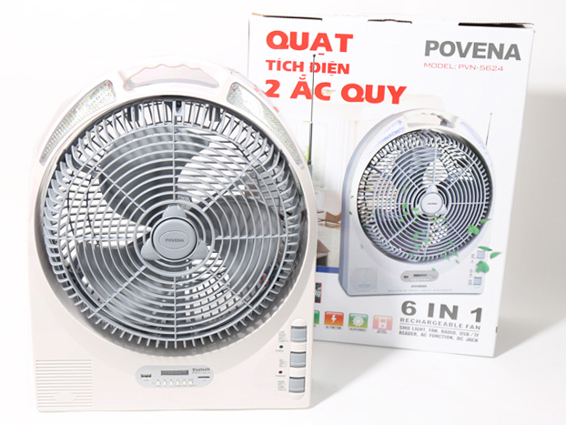 Quạt tích điện Povena PVN-5624