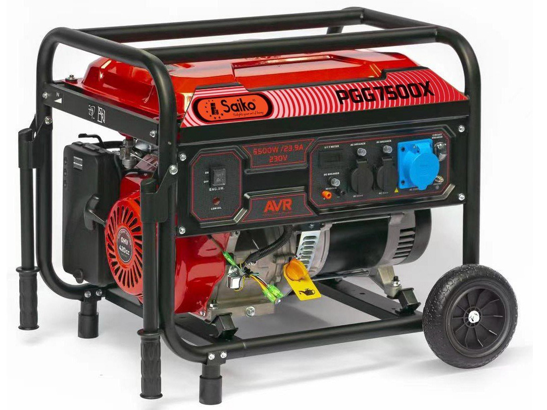Máy phát điện chạy xăng Saiko PGG-7500X 5.5KW