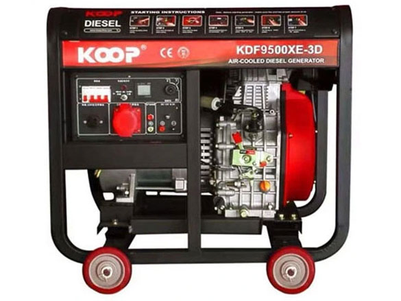 Máy phát điện chạy dầu 7KW Koop KDF9500XE - Đề nổ