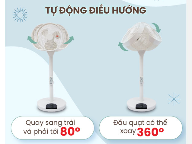 Quạt đối lưu không khí Iris Ohyama LFD-22T