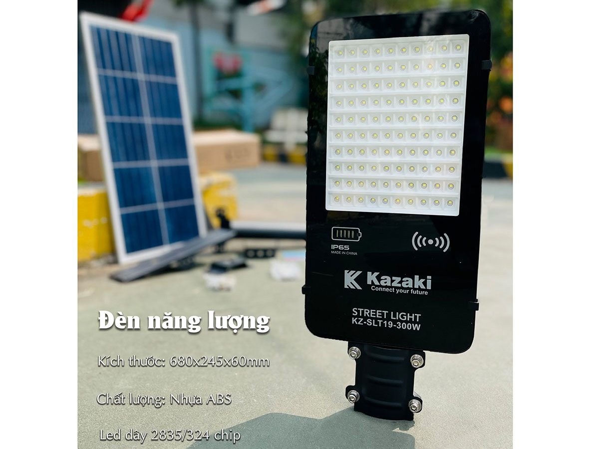 Đèn năng lượng mặt trời Kazaki KZ-SLT19-300W