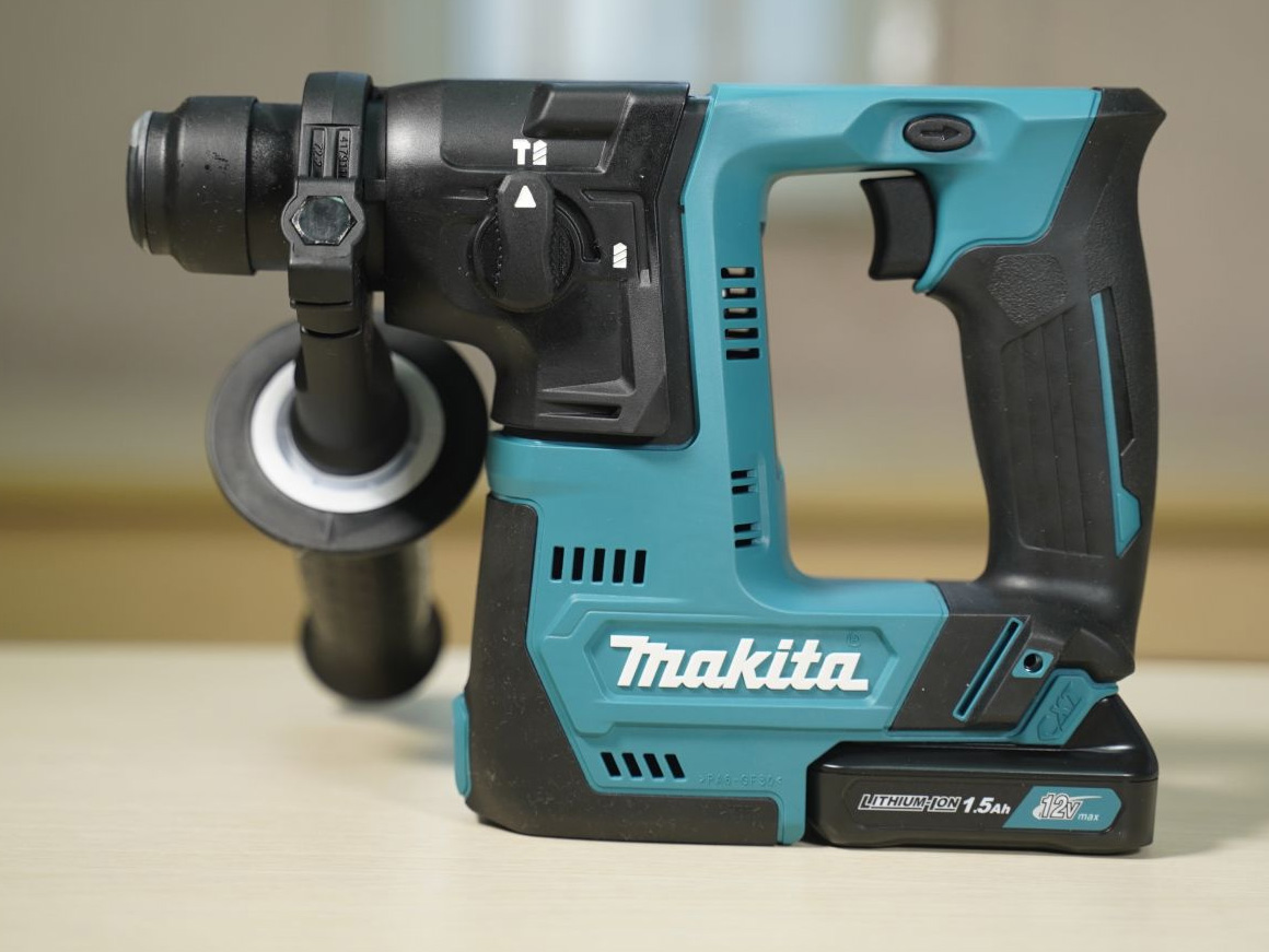 Máy khoan bê tông Makita HR140DSYE 12V (sạc 2 pin 1.5AH)