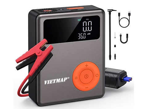 Bơm lốp kích bình Vietmap 4 trong 1 (Model: DK-MF139)