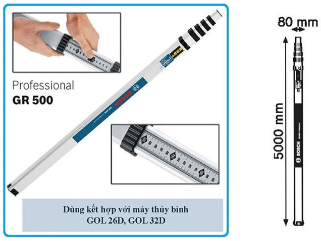 Cây MIA Bosch GR 500 (0601094600)