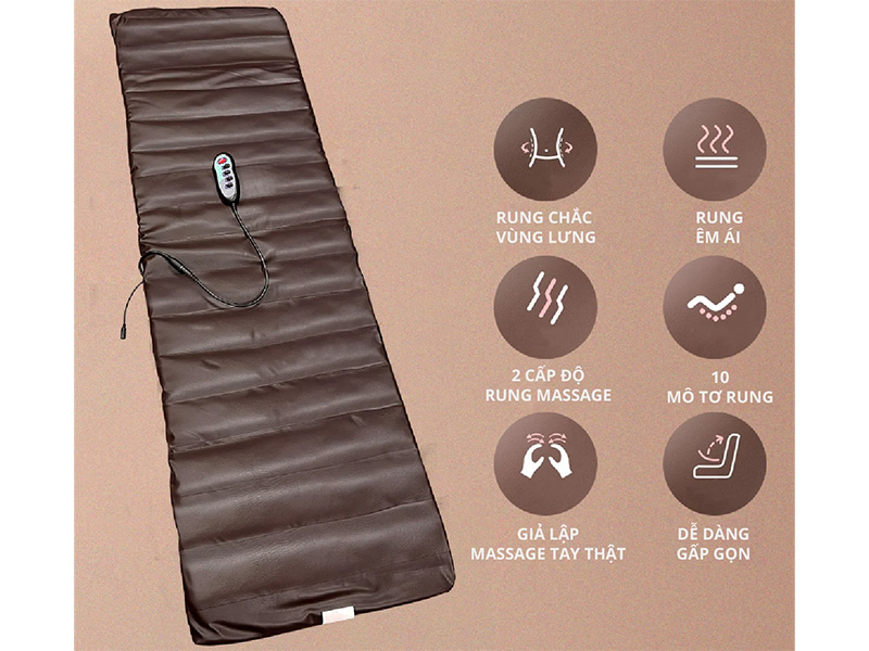 Nệm massage toàn thân Kachi MK339