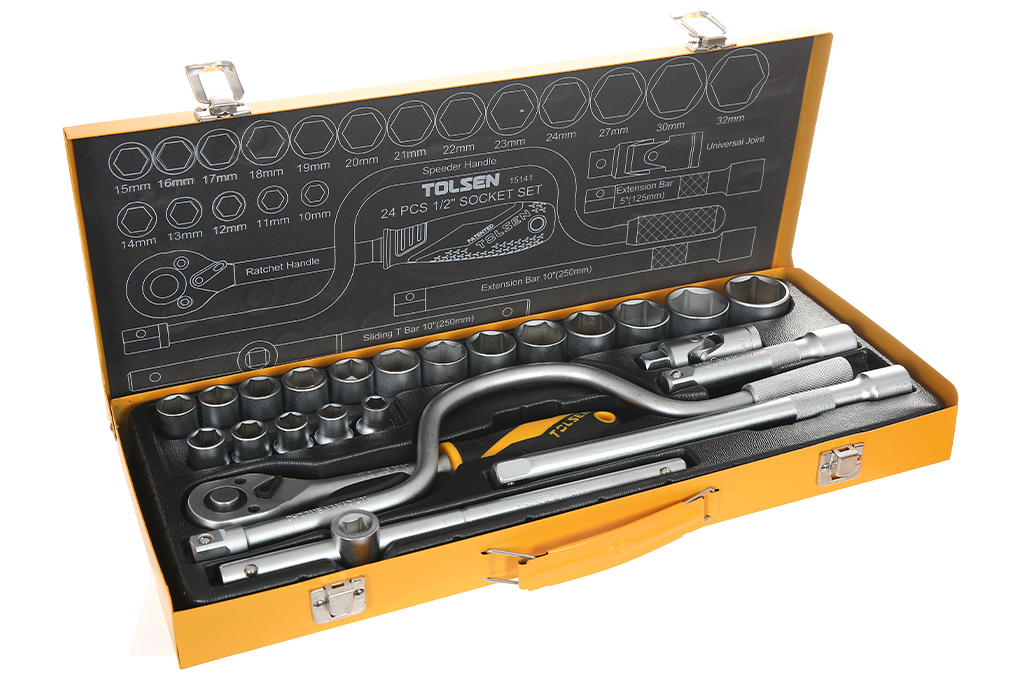 Bộ tuýp 1/2 inch 24 món Tolsen 15141