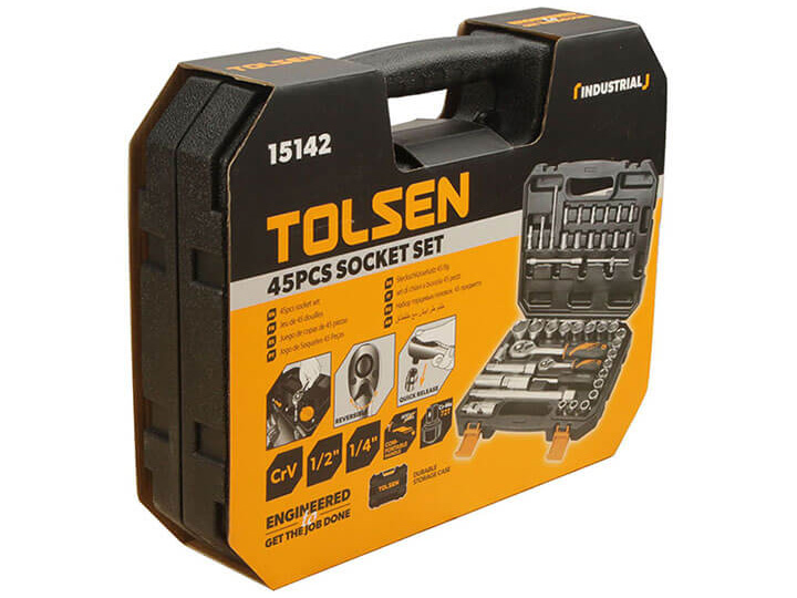 Bộ tuýp 45 chi tiết Tolsen 15142