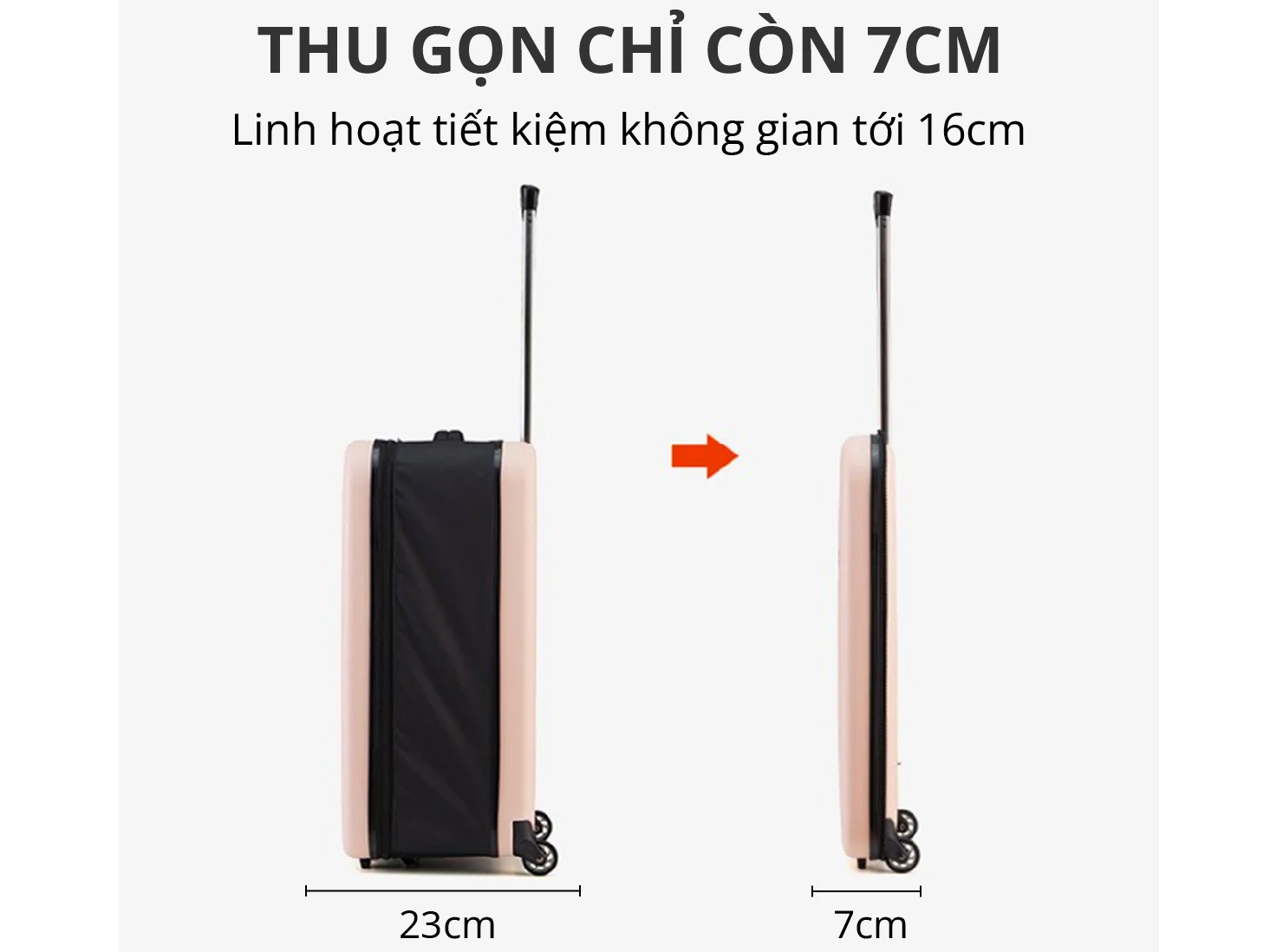 Vali du lịch xếp gọn Kachi MK356 (24 inch)