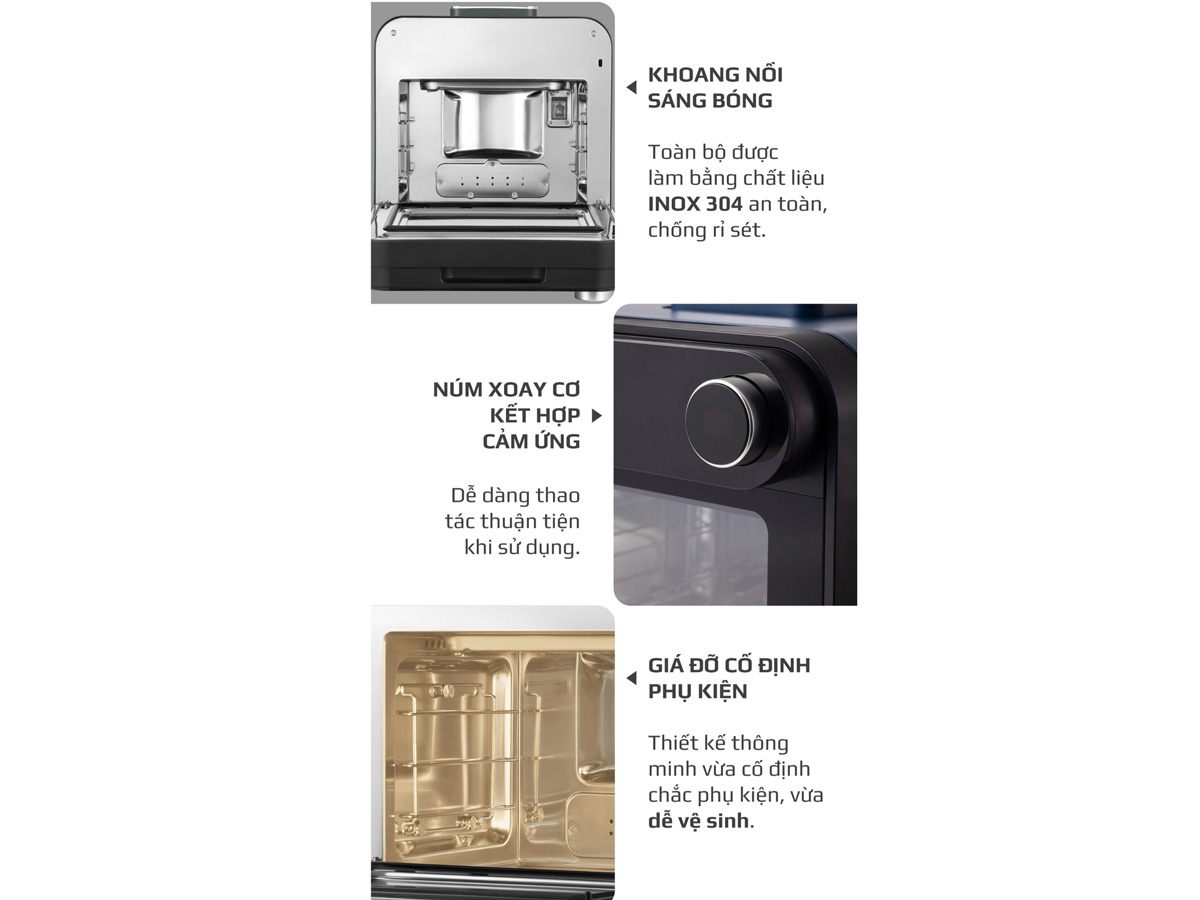 Nồi chiên hơi nước Olivo SF15