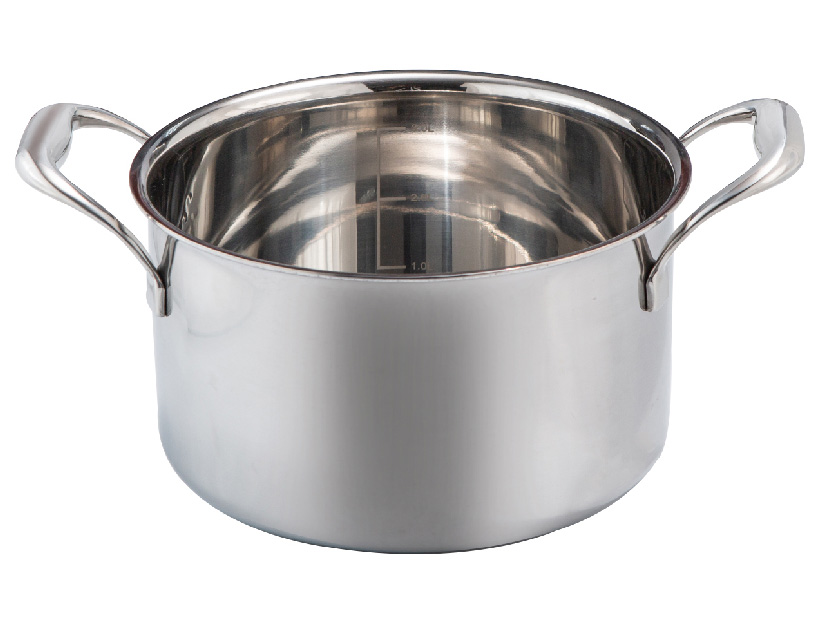 Bộ nồi inox Germatek cao cấp Ruby GE-0308 (3 lớp nguyên khối)