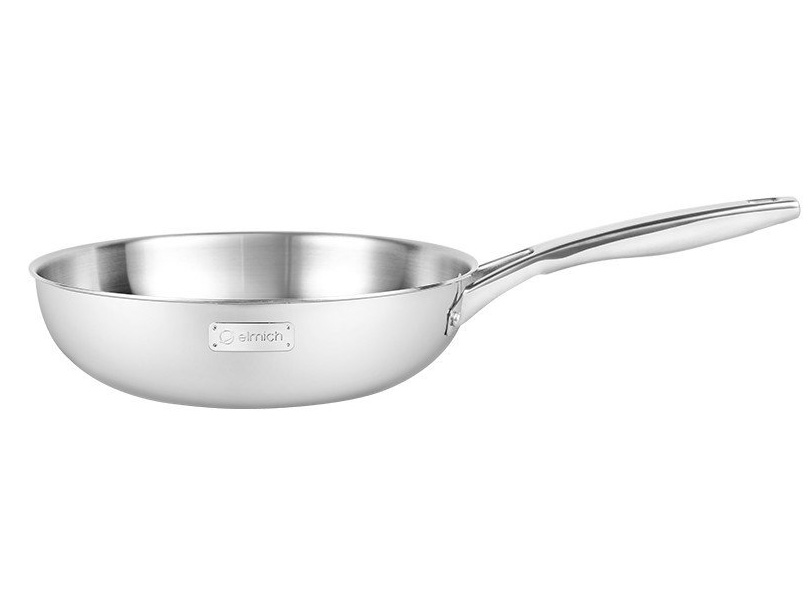 Chảo nguyên khối sâu lòng inox 304 Elmich Trimax EL-3846LOL - 28cm