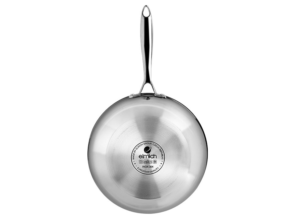 Chảo inox 3 lớp nguyên khối Elmich Trimax EL-3846OL size 24cm
